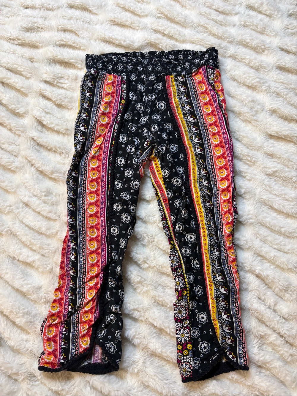 Genuine Kids from Osh Kosh Floral Stripe Pull-On Leggings